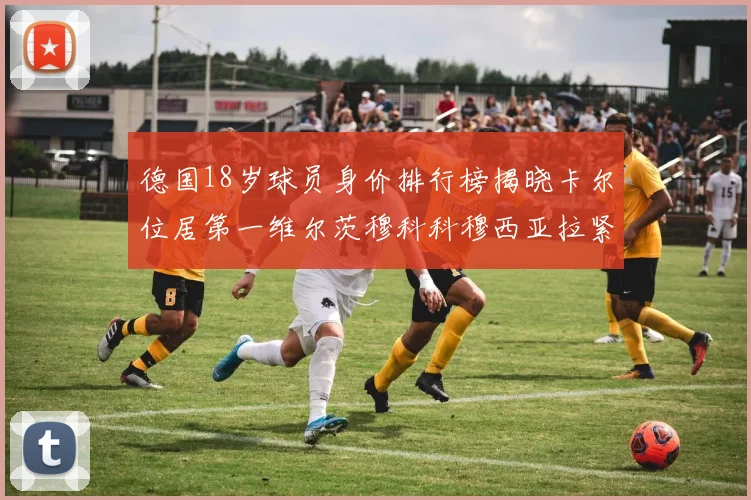 德国18岁球员身价排行榜揭晓卡尔位居第一维尔茨穆科科穆西亚拉紧随其后